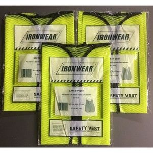 Ironwear safety vest Style No: 1260 Bundle Of 3.